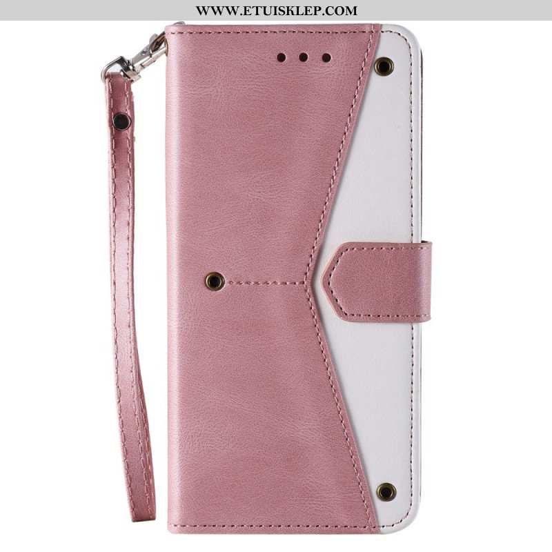 Etui Folio do Samsung Galaxy A13 Szwy W Dotyku